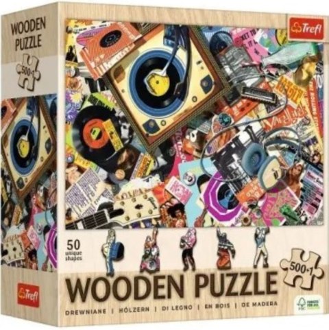 Puzzle drewniane 501el W świecie muzyki TREFL 20221 TR