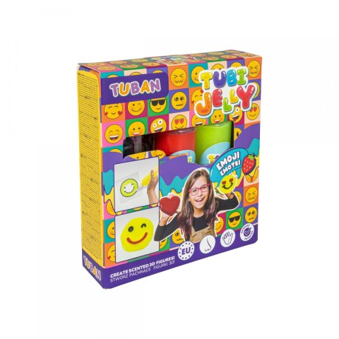 ZESTAW TUBI JELLY 3 KOLORY EMOTKI