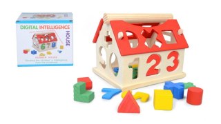 Zabawka drewniana SORTER KSZTAŁTÓW - DOMEK