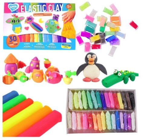 Zestaw Do Modelowania Plastelina Ciastolina Kolorowa Masa Plastyczna