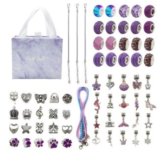 Zestaw Do Robienia Bransoletek Naszyjników Kreatywny Dla Dzieci Charms DIY