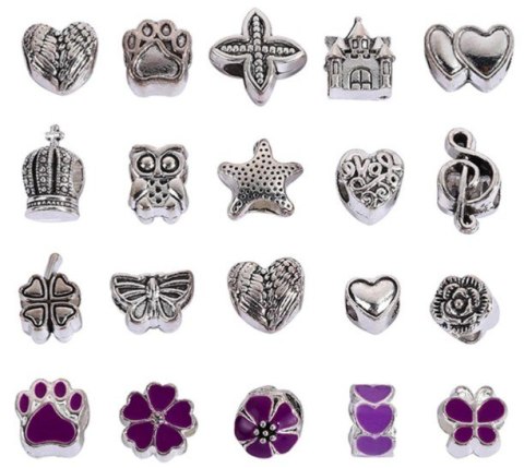 Zestaw Do Robienia Bransoletek Naszyjników Kreatywny Dla Dzieci Charms DIY