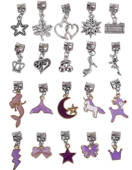 Zestaw Do Robienia Bransoletek Naszyjników Kreatywny Dla Dzieci Charms DIY