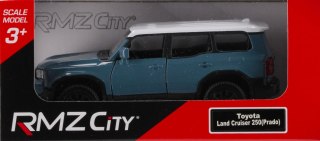 Auto osobowe metalowe P/B 16x7x7 Toyota Land Cruiser niebieskie DAFFI K-174