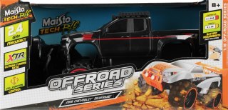Auto terenowe R/C FF 48x19x19 Chevrolet Silver czarne SMILY PLAY 82706BK