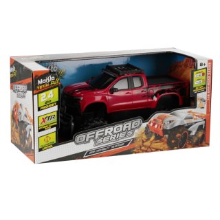 Auto terenowe R/C FF 48x19x19 Chevrolet Silver czerwone SMILY PLAY 82706 RD