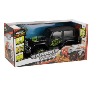 Auto terenowe R/C FF 48x19x19 Jeep Wrangler czarne SMILY PLAY 82704BK