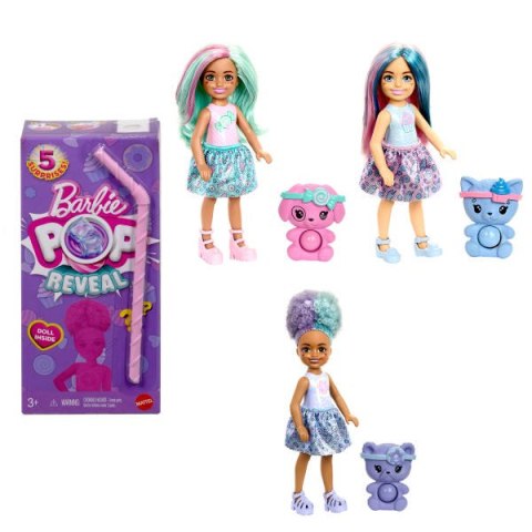 Barbie Pop Reveal Chelsea Lalka Seria Soczek Asortyment JFY01 WB4
