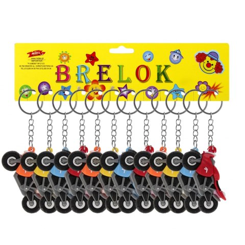 Brelok gumowy 6 cm Motor op.12 szt.