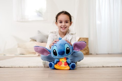 Disney Stitch z pizzą, 25 cm