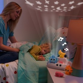 Fisher-Price W blasku księżyca i słoneczka Zestaw Klocki i lampka nocna HTH43 WB2