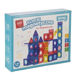 Klocki magnetyczne 100el SMILY PLAY SP85304