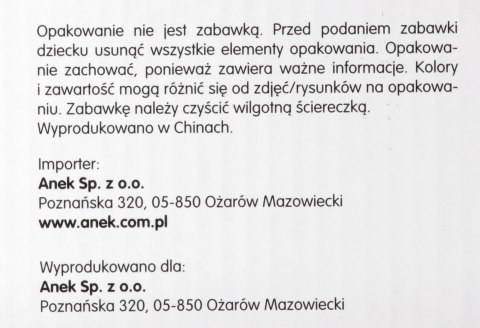 Kostka edukacyjna drewniana akcesoria 20x19x18 SMILY PLAY SP84944 AN