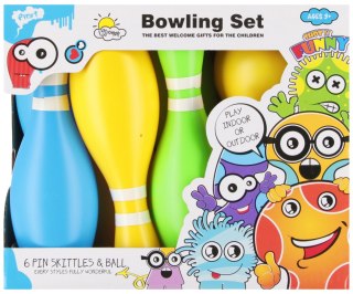 Kręgle 6szt akcesoria 19x23x10 SMILY PLAY 85060 AN