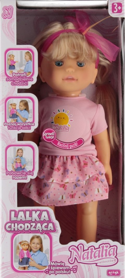 Lalka 40 cm Chodząca Natalia ARTYK 137808 ART