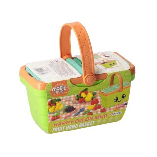 Masa plastyczna Owoce z akcesoriami koszyk ARTYK 176753