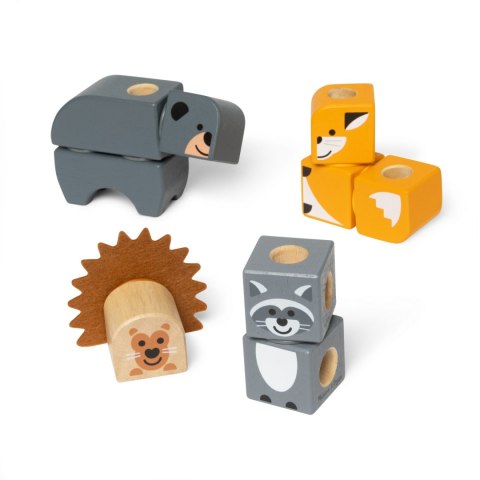 Mellisa&Doug: Blockables - Drewniane Zwierzątka 6074895 B/C4