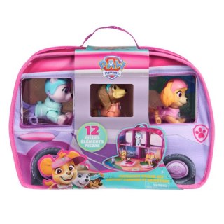 PAW Patrol Skye s Rescue Set z figurkami Skye, Everest & Liberty Bobble Head i kamperem RV WB3