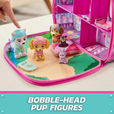 PAW Patrol Skye s Rescue Set z figurkami Skye, Everest & Liberty Bobble Head i kamperem RV WB3