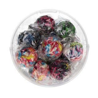 Piłka gumowa super odbijająca 6,5cm tęcza mix A 22 TRIFOX D45357 TRI