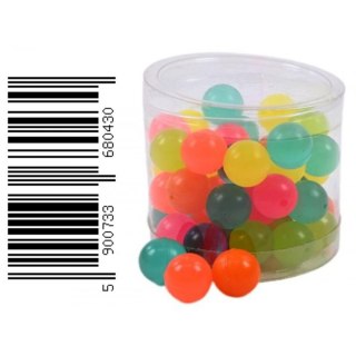 Piłka kauczukowa 2cm mix kolor tuba A 50 TOYS KD2006