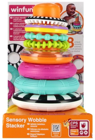 Piramidka sensoryczna kołysząca się 21x13x15 SMILY PLAY 250112 AN