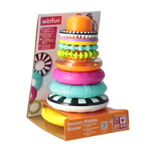 Piramidka sensoryczna kołysząca się 21x13x15 SMILY PLAY 250112 AN