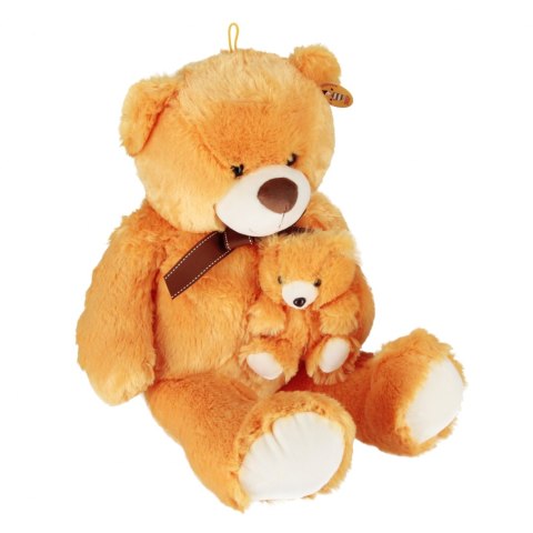 Pluszak Miś 64cm z młodym duży DEEF 04346 DE