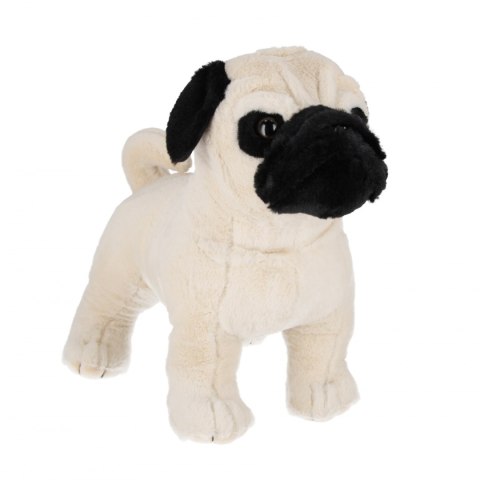 Pluszak Pies Buldog z głosem 30cm duży DEEF 04290 DE