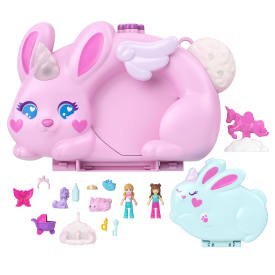 Polly Pocket Kompaktowa torebka Króliczki Baśniowe królestwo JFT88 WB4