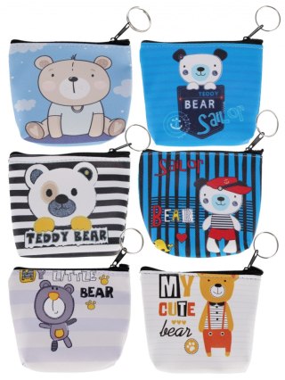 Portfelik 1 zamek Misie mix A 12