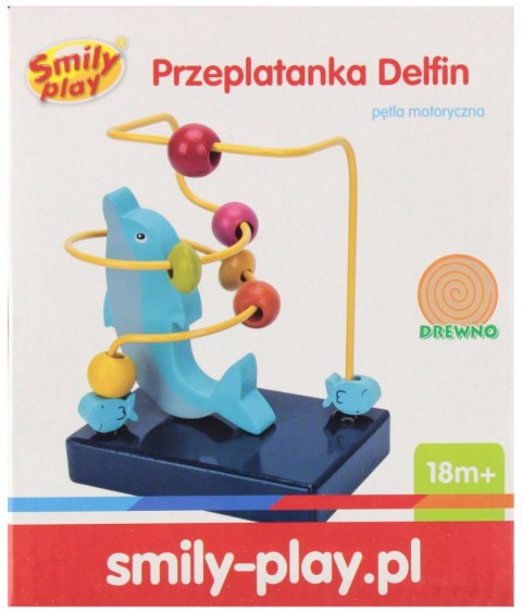 Przeplatanka drew/met Delfin 14x12x8 SMILY PLAY SP84495 AN
