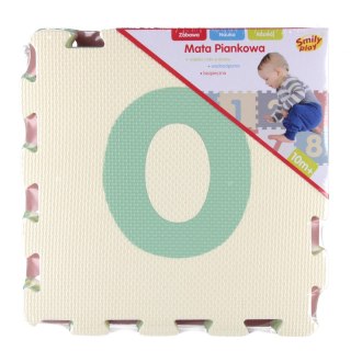 Puzzle piankowe mata 30x30 10el Cyferki SMILY PLAY SP84736