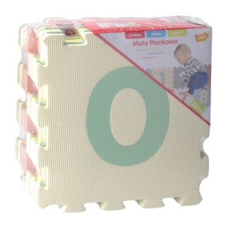 Puzzle piankowe mata 30x30 10el Cyferki SMILY PLAY SP84736