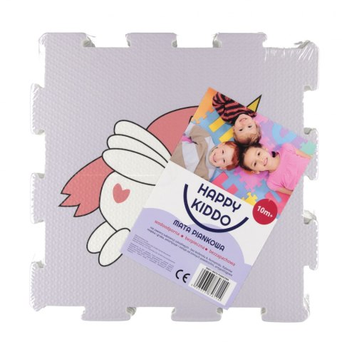 Puzzle piankowe mata 32x32 9el Jednorozec SMILY PLAY SN611