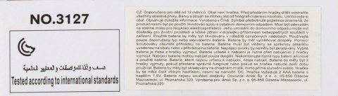 Telefon komórkowy B/O 14x7x20 PLX muzyczny hola ANEK SN777