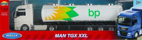 Auto ciężarowe metalowe Cysterna MAN 30x9x6 Welly 58013