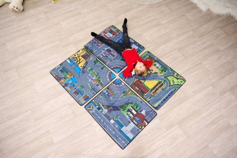 CITY Dywan z pojazdem, 4 rodzaje