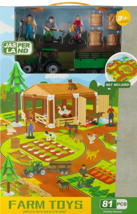 Farma traktor z akcesoriami SWEDE Q12325