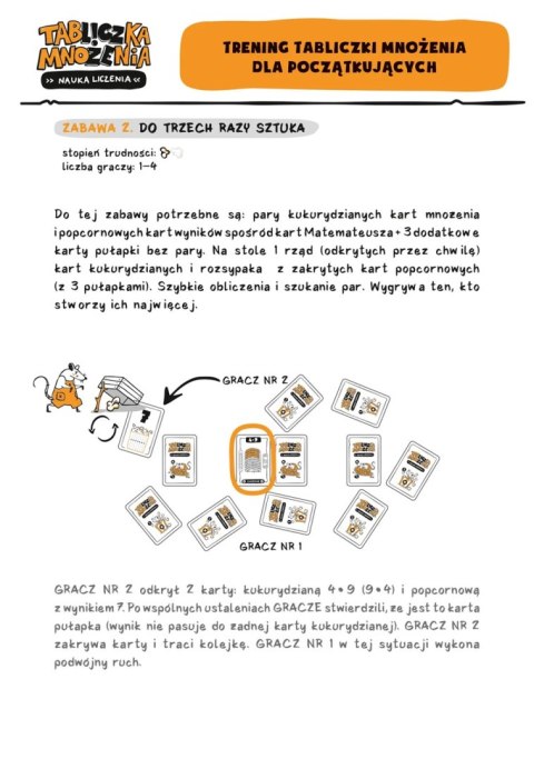 Nasza Księgarnia gra Tabliczka mnożenia. Nauka liczenia