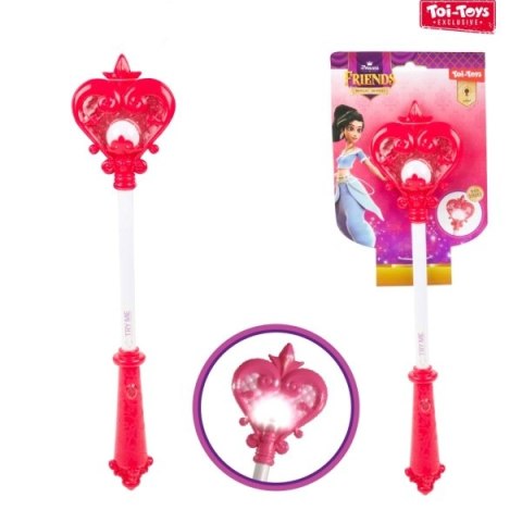 Magiczna różdżka z perełką i efektem świetlnym 4mix