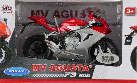 Motocykl metalowy Agusta 26x16x11 Welly DROMADER 62811 WEL