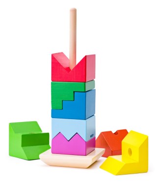 PIRAMIDKA DREW KLOCKI KOL 27X9X9 PUD