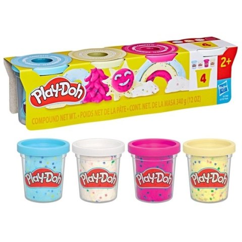 PLAY-DOH 4Pak Confetti, zabawka kreatywna G1736 WB4