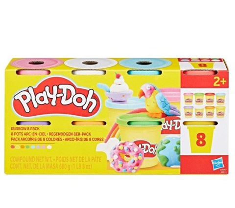 PLAY-DOH Tuba 8PAK MIX2, zestaw kreatywny