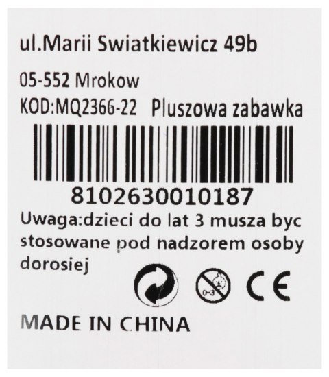 Pluszak niebieski Stworek 25cm TRIFOX