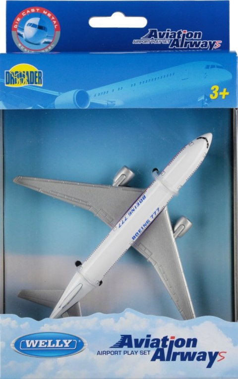 Samolot metalowy Boeing 777 17z13x5 Welly DROMADER 02922 WEL