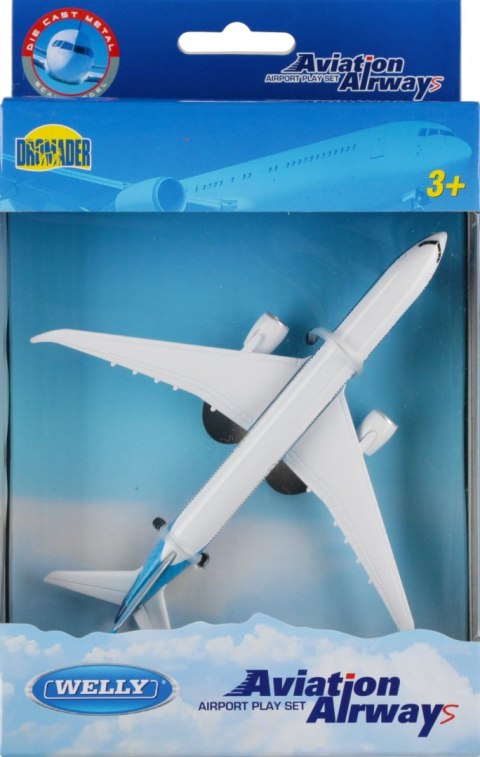 Samolot metalowy Boeing B77 17x13x5 Welly DROMADER 01501 WEL