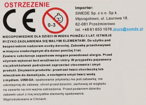 Zestaw piękności prostownica farbująca z akcesoriami SWEDE Q11257