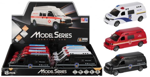 Auto ratunkowe Straż/Policja 17cm mix MEGA CREATIVE 567021